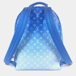 Pre Owned حقيبة ظهر لوي فيتون مونوجرام كلاودز متعددة الجيوب جلد أزرق