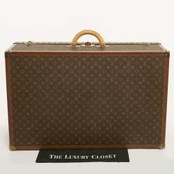 Pre Owned Louis Vuitton Alzer 80 Monogram Canvas Suitcase