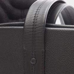 Pre Owned Louis Vuitton Take Off Tote Bag Leather Aerogram Black