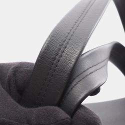 Pre Owned Louis Vuitton Take Off Tote Bag Leather Aerogram Black