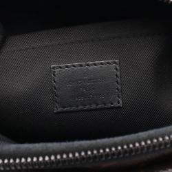 Pre Owned حقيبة لويس فيتون ماسنجر S-لوك قماش مغطى وجلد مونوغرام ماكاسار بني أزرق