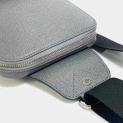 مملوكة مسبقًا حقيبة ظهر وكتف لويس فويتون أفينيو تايغا جلد أخضر/رمادي