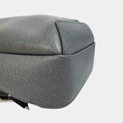 مملوكة مسبقًا حقيبة ظهر وكتف لويس فويتون أفينيو تايغا جلد أخضر/رمادي