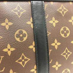Pre Owned Louis Vuitton Monogram Lv Friends Keepall Pouch Bag Shoulder Handbag Canvas Brown