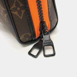 Pre Owned Louis Vuitton Monogram Lv Friends Keepall Pouch Bag Shoulder Handbag Canvas Brown