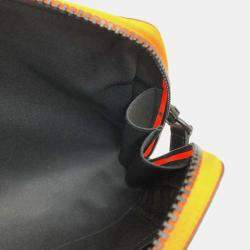 Pre Owned Louis Vuitton Monogram Lv Friends Keepall Pouch Bag Shoulder Handbag Canvas Brown