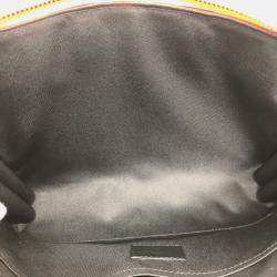 Pre Owned Louis Vuitton Monogram Lv Friends Keepall Pouch Bag Shoulder Handbag Canvas Brown