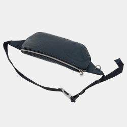 Pre Owned Louis Vuitton Black Leather Epi Bum Bag