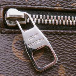 مملوكة مسبقًا حقيبة ظهر لويس فيتون جوش كانفاس ماكاسار مونوغرام بني/نوير