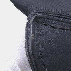 Pre Owned حقيبة لويس فويتون كريستوفر نوار جلد إبي سوبريم حجم صغير