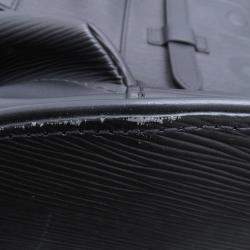 Pre Owned حقيبة لويس فويتون كريستوفر نوار جلد إبي سوبريم حجم صغير