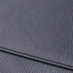 Pre Owned حقيبة لويس فويتون كريستوفر نوار جلد إبي سوبريم حجم صغير