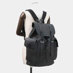 Pre Owned حقيبة لويس فويتون كريستوفر نوار جلد إبي سوبريم حجم صغير