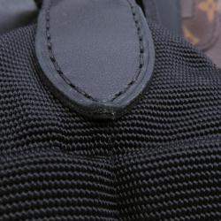 Pre Owned حقيبة لوي فيتون كريستوفر نوار كانفاس مونوغرام ماكاسار مقاس متوسط