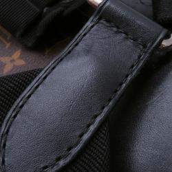 Pre Owned حقيبة لوي فيتون كريستوفر نوار كانفاس مونوغرام ماكاسار مقاس متوسط