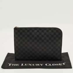 مملوكة مسبقًا Louis Vuitton Damier Graphite Canvas Pochette Jour GM Clutch