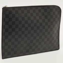 مملوكة مسبقًا Louis Vuitton Damier Graphite Canvas Pochette Jour GM Clutch