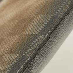 مملوكة مسبقًا حقيبة صغيرة لوي فيتون بسحاب كانفاس داميه غرافيت