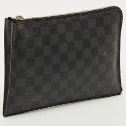 مملوكة مسبقًا حقيبة صغيرة لوي فيتون بسحاب كانفاس داميه غرافيت