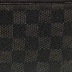 مملوكة مسبقًا حقيبة صغيرة لوي فيتون بسحاب كانفاس داميه غرافيت