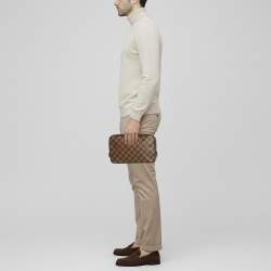 مملوكة مسبقًا حقيبة لوي فيتون مستحضرات التجميل ٢٥ قماش دامييه إبين