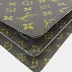 Pre Owned حقيبة مستندات لوي فيتون سلويت فيرموير بنقوش مونوغرام بنية