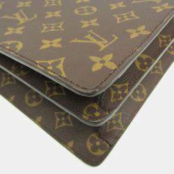 Pre Owned حقيبة مستندات لوي فيتون سلويت فيرموير بنقوش مونوغرام بنية