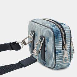 Pre Owned Louis Vuitton Outdoor Pochette Blue/Navy Watercolor Monogram