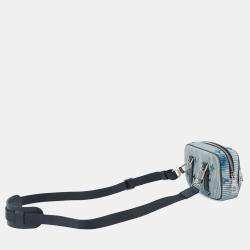 Pre Owned Louis Vuitton Outdoor Pochette Blue/Navy Watercolor Monogram