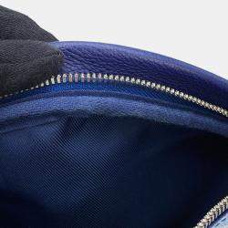 مملوكة مسبقًا Louis Vuitton Discovery Bumbag Blue Monogram Bandana Size Pm