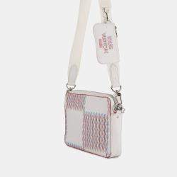 Pre Owned حقيبة رسول ثلاثية لويس فويتون داميي جيانت وايت سبراي