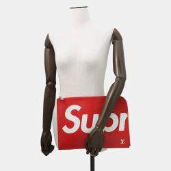 مملوكة مسبقًا Louis Vuitton Pochette Jour Red/Noir Epi Leather Supreme Size Gm