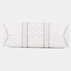 Pre Owned حقيبة لويس فيتون عطلة نهاية الأسبوع بلانك مونوجرام جلد تايغا