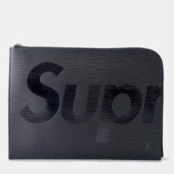 مملوكة مسبقًا Louis Vuitton Pochette Jour Noir Epi Leather Supreme Size Gm