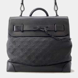 مملوكة مسبقًا Louis Vuitton Steamer Noir Monogram Taurillon Size Pm