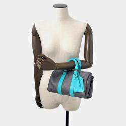 Pre Owned حقيبة لويس فيتون كيپول باندولير تركواز/نوير مونوغرام إكليبس ريفيرس حجم ٢٥