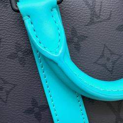 Pre Owned حقيبة لويس فيتون كيپول باندولير تركواز/نوير مونوغرام إكليبس ريفيرس حجم ٢ ٥