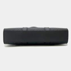 Pre Owned Louis Vuitton Sac Plat Black Monogram Taurillon