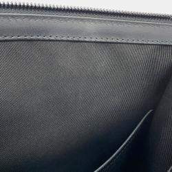 Pre Owned Louis Vuitton Sac Plat Black Monogram Taurillon