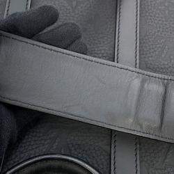 Pre Owned Louis Vuitton Sac Plat Black Monogram Taurillon