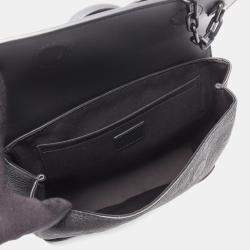 Pre Owned حقيبة يد لوي فيتون ستيمر PM جلد مونوغرام توريلون أسود