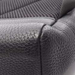 Pre Owned Louis Vuitton Christopher Slim Backpack Leather Black