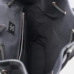 مملوكة مسبقًا Louis Vuitton Christopher Pm Backpack Coated Canvas And Leather With Damier Graphite Pattern Black