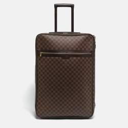 Pre Owned Louis Vuitton Pegase 65 Damier Ebene Canvas Luggage