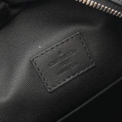 Pre Owned Louis Vuitton Discovery Backpack Pm Coated Canvas And Leather Monogram Macassar Brown Black