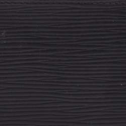 Pre Owned محفظة لوي فيتون ثنائية الطي من جلد إيبي أسود