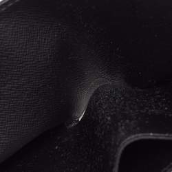 Pre Owned محفظة لوي فيتون ثنائية الطي من جلد إيبي أسود