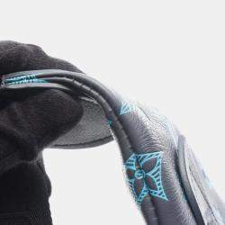 Pre Owned حقيبة خصر لويس فيتون ديوو سلينغ جلد مونوغرام شادو رمادي/أزرق
