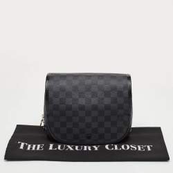 Pre Owned Louis Vuitton Toiletry Kit Black Damier Graphite Canvas Pouch