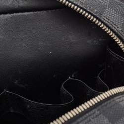 Pre Owned Louis Vuitton Toiletry Kit Black Damier Graphite Canvas Pouch